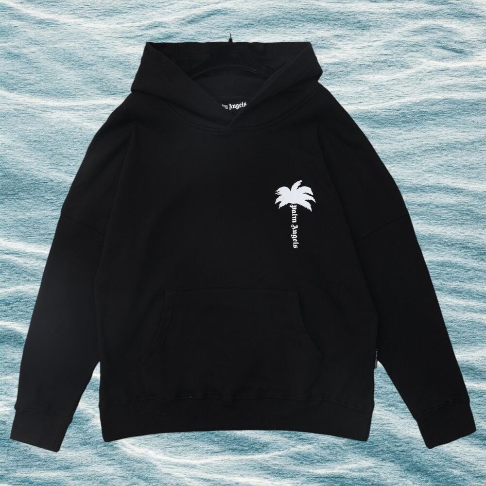 Palm Angels Black Hoodie